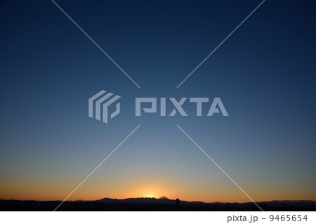 日没と富士 日没と富士 9465654