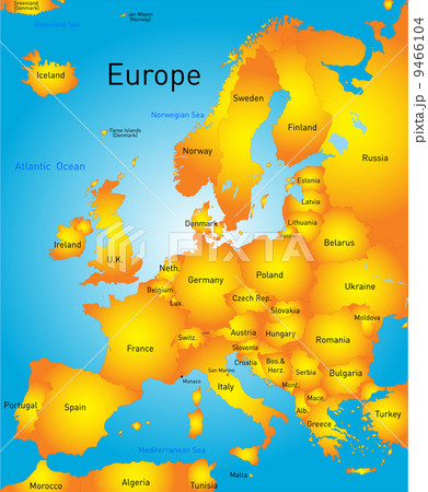 Map of europe Map of europe 9466104