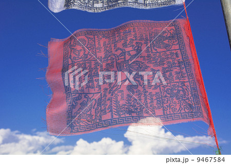 チベット仏教のタルチョー チベット仏教のタルチョー 9467584