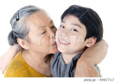 Grandmother with her grandchild Grandmother with her grandchild 9467717