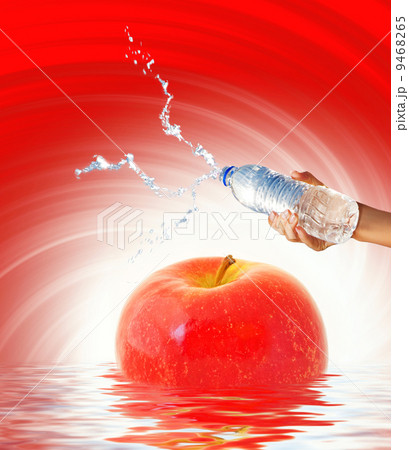 Human hand holding a bottle of water 9468265