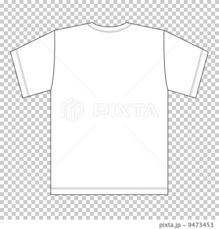 Tシャツ 01 後のイラスト素材 9473453 Pixta