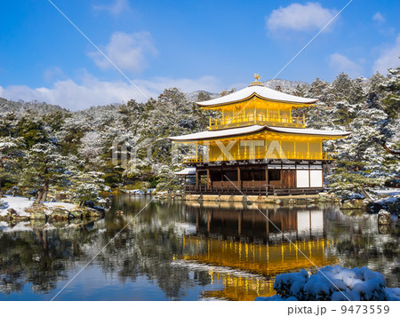雪の金閣寺 9473559