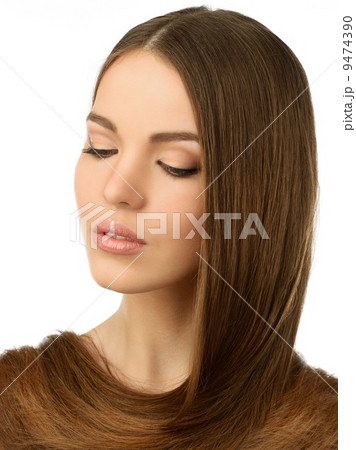 Beautiful young girl with long 9474390
