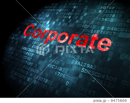 Finance concept: Corporate on digital background 9475609