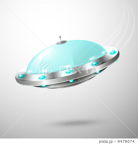 Flying ufo emblem 9476074