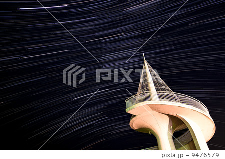 星空とビーチタワー 星空とビーチタワー 9476579