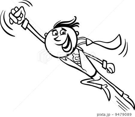 businessman superhero cartoon illustration businessman superhero cartoon illustration 9479089