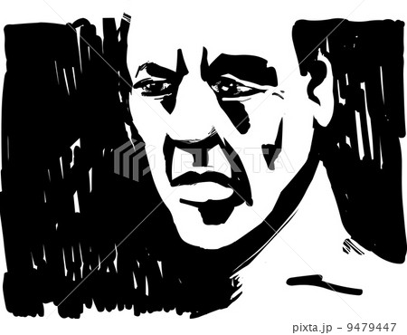 Man Face in Shadow 9479447