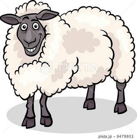 sheep farm clipart