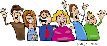 Group of happy people Group of happy people 9480396