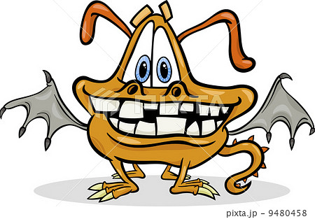 cartoon funny monster illustration 9480458