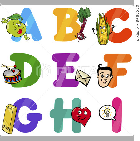 Education Cartoon Alphabet Letters for Kids 9480580
