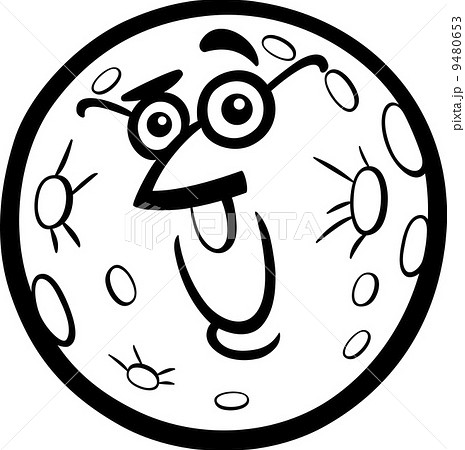 mercury planet cartoon coloring page 9480653