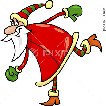 santa claus christmas cartoon illustration santa claus christmas cartoon illustration 9480890