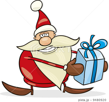 Santa claus with gift Santa claus with gift 9480920