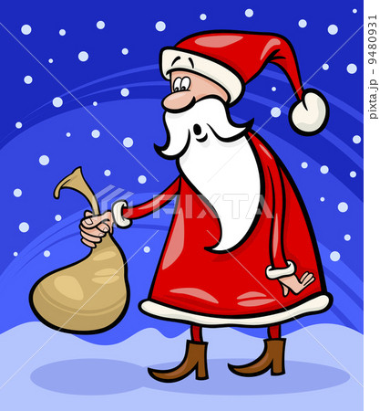 santa claus cartoon christmas illustration 9480931
