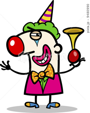 clown performer cartoon illustration 9480990