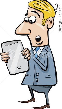 startled businessman with tablet startled businessman with tablet 9481400