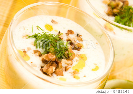 Tarator - traditional bulgarian cold summer soup Tarator - traditional bulgarian cold summer soup 9483143