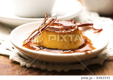 Delicious creme caramel dessert 9483545