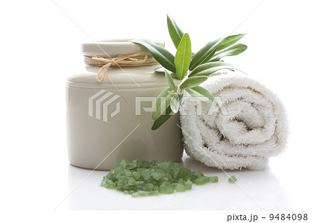 fresh olive branch and bath salt. spa fresh olive branch and bath salt. spa 9484098