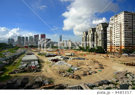 construction site in city 9485357