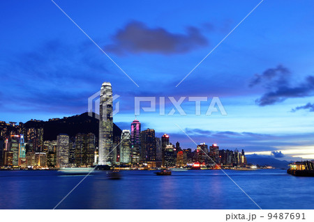 Hong Kong night view 9487691