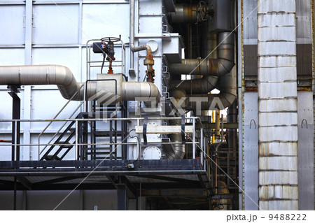 Industrial building, Steel pipeline Industrial building, Steel pipeline 9488222