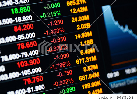 Stock market on display Stock market on display 9488952