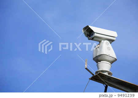 CCTV with blue sky 9491239