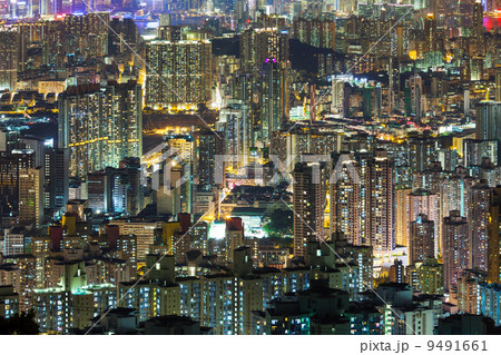 Hong Kong skyline at night Hong Kong skyline at night 9491661