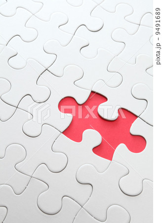 puzzle with missing red piece 9491689
