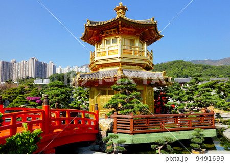 Chinese garden pavilion Chinese garden pavilion 9491699