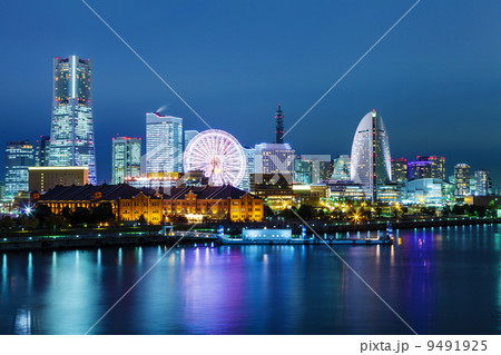Yokohama skyline at night Yokohama skyline at night 9491925