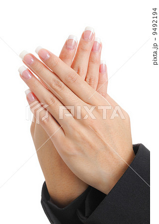 Manicure on female hands Manicure on female hands 9492194