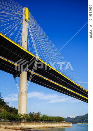 Ting Kau suspension bridge in Hong Kong Ting Kau suspension bridge in Hong Kong 9493904