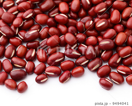 Red Bean Adzuki on white background Red Bean Adzuki on white background 9494041