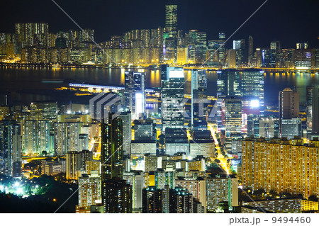 Hong Kong at night 9494460