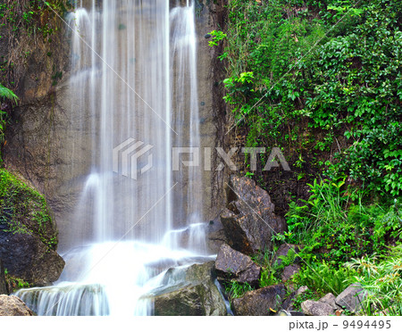 waterfall in park 9494495