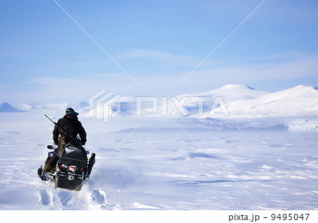 Winter Snowmobile Landscape Winter Snowmobile Landscape 9495047