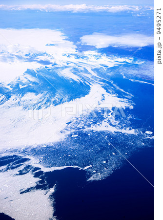 Aerial of Baffin Islands 9495271