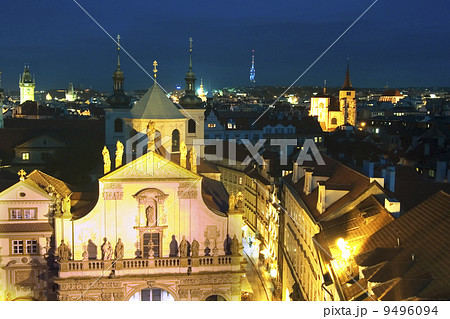 Night Cityscape - Prague 9496094