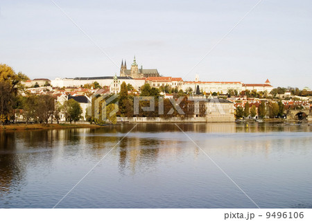 Prague Castle and River 9496106