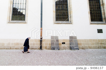 Old Woman Abstract 9496137