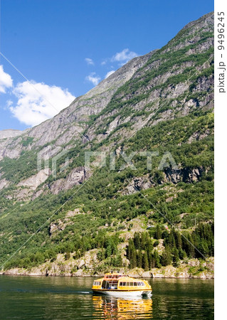 Safety Boat in Fjord 9496245