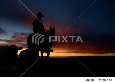 Cowboy Silhouette 9496744