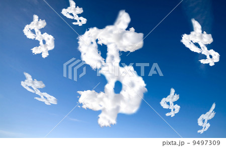 Cloud Dollar Sign 9497309