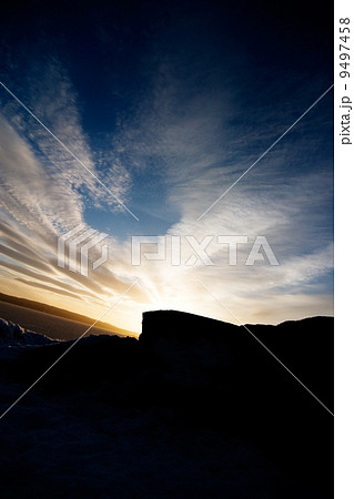 Rock and Ocean Sunset 9497458