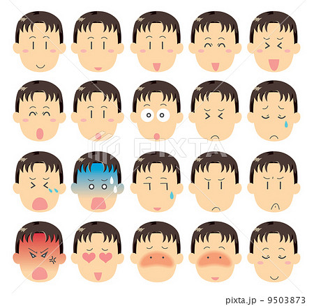 男性の顔・表情 9503873